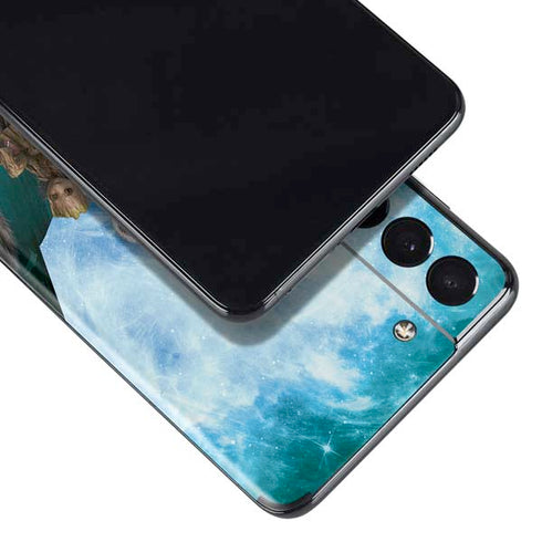 Marvel Rocket and Baby Groot Cosmic Bond Galaxy S21 Plus 5G Skin